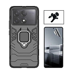 NIS Kit Gel Film Full Cover Avant + Cache + Support Extra Ferme Xiaomi Poco X6 Pro Noir