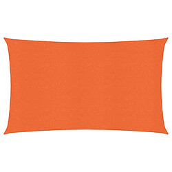 Helloshop26 Voile d'ombrage 160 g/m² orange 2,5 x 5 m PEHD 02_0009233