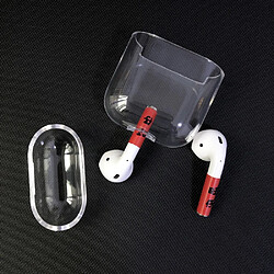 Avis Wewoo Coque Housse de protection transparente pour Apple AirPods 1/2