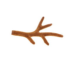 Une paire réaliste en bois Deer Antlers modèle Toy Home Wall Ornement 7cm