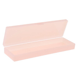 Acheter Étui à Crayons En Plastique Boîte De Rangement Pour Stylo Bureau Scolaire Fournitures De Table Rose S