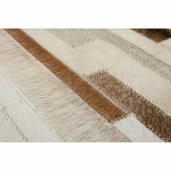 Avis Paris Prix Tapis Tissé en Cuir Fait Main Lavish Crème 160 x 230 cm