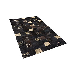 Beliani Tapis marron en peau de vache 140 x 200 cm BANDIRMA