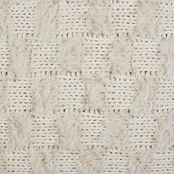 Beliani Coussin BASALIM 45 x 45 cm Unicolore Beige pas cher