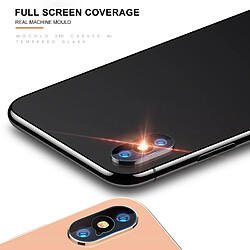 Wewoo Film de verre trempé pour mocolo 0.15mm 9H 2.5D bord arrière caméra pour iPhone XS / X (transparent)