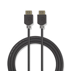 NEDIS Câble HDMI™ Ultra Haute Vitesse Connecteur HDMI™ - Connecteur HDMI™ 2,00 m Anthracite