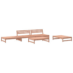 Maison Chic Salon de jardin 5 pcs - Table et chaises d'extérieur - Mobilier/Meubles de jardin Moderne bois massif douglas -MN37540