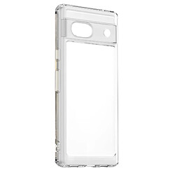 Avizar Coque pour Google Pixel 7a Silicone Coins Antichocs Renforcés Transparent