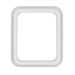 Wewoo Film de protection écran argent pour Apple Watch Série 3 42mm 0.2mm 9 H Surface Dureté 3D Bord En Alliage D'aluminium Cadre Anti-rayures Totale En Verre Trempé Protecteur D'écran