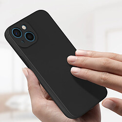 Avis Avizar Coque iPhone 13 Mini Silicone Semi-Rigide avec Finition Soft Touch noir