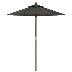 Acheter Maison Chic Parasol Jardin | Parasol de jardin avec mat en bois anthracite 196x231 cm - GKD64892