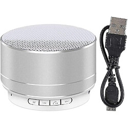 Universal En haut-parleur Bluetooth sans fil YYH-Silver TF USB AUX Prise en charge du haut-parleur audio AZ1742