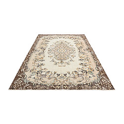 Vidal Tapis de laine 279x188 beige Ultra Vintage pas cher