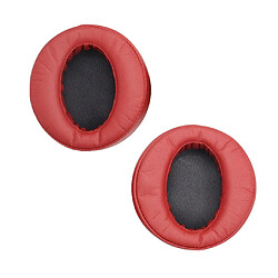 Coussinets pour oreillettes de remplacement pour SONY MDR-XB950BT Casque rouge