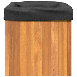 Maison Chic Jardinière,Bac à fleurs - pot de fleur 35x35x35 cm bois massif d'acacia -GKD21478 pas cher