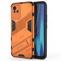 Coque en TPU anti-chocs avec béquille, orange pour votre Realme Narzo 50i