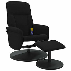 Avis Maison Chic Fauteuil Relax pour salon, Fauteuil de massage inclinable avec repose-pied noir velours -GKD21327