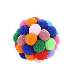 Jouets à clochettes pour chaton Bouncy Ball Pet Cat Colorful Pounce Chase