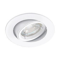 Acheter Saxby Downlight inclinable encastré blanc mat, GU10