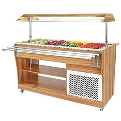 Buffet Froid Professionnel Central - 4 x GN 1/1 - Polar