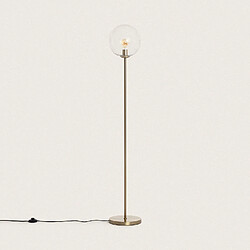 Ledkia Lampadaire Métal et Verre Moonlight Clear Transparent