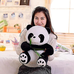 Universal Panda drôle avec feuilles de bambou en peluche (9 cm) pas cher