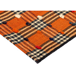 Vidal Tapis de laine 204x130 orange Jajim