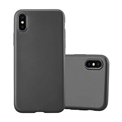 Cadorabo Coque iPhone X / XS Etui en Gris