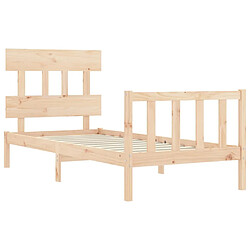 Acheter vidaXL Cadre de lit sans matelas bois de pin massif