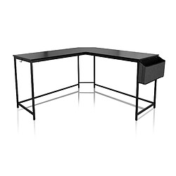 Bureau WORKSPACE L 135 x 135 schwarz hjh OFFICE