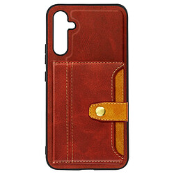 Avizar Coque pour Samsung Galaxy A34 5G Portefeuille Fonction Support Versa Case Rouge