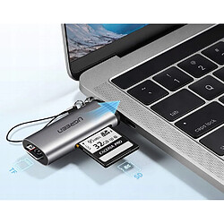 GUPBOO Lecteur de carte 2 en 1 USB-C 3.1 pour MICROSD et SD,JL171