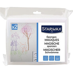 Entretien multi-usages STARWAX Eponges magiques x2