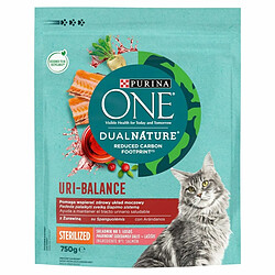 Aliments pour chat Purina Dual Nature Uri-Balance Sterilized Adulte Saumon 750 g