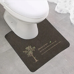 Avis Tapis De Sol En Forme De U Pour Toilettes Café Lavable Ultra Doux Absorbant Antidérapant