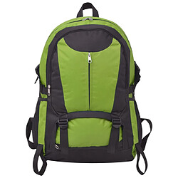 vidaXL Sac à dos de randonnée 40 L noir et vert