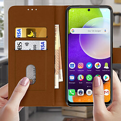 Avis Avizar Étui Samsung Galaxy A52 et A52 5G Protection Porte-carte Fonction Support marron