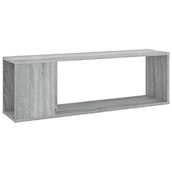 Maison Chic Meuble TV scandinave gris - Banc TV pour salon Sonoma 100x24x32 cm Bois d'ingénierie -MN61663