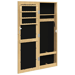 Acheter vidaXL Armoire à bijoux avec miroir murale 30x8,5x90 cm