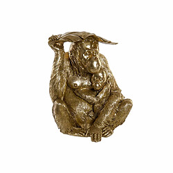 Figurine Décorative DKD Home Decor RF-170825 Volet Doré Résine (39 x 50 x 39 cm)