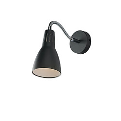 Fan Europe Lampe de travail murale ajustable, noire, E14