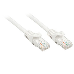 Lindy RJ-45/RJ-45 Cat6 7.5m câble de réseau Blanc 7,5 m U/UTP (UTP)