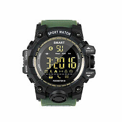 Ex16S Étanche Smart Sport Montre Bluetooth Podomètre Hommes Montre-Bracelet Vert