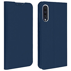 Housse Samsung Galaxy A50 Étui Porte-cartes Fonction Stand Dux Ducis Bleu nuit