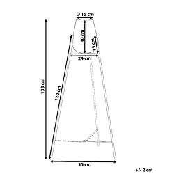 Avis Beliani Lampadaire MENA Métal Doré