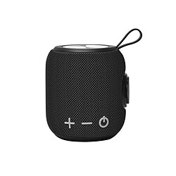 Universal Boîte de haut-parleur Bluetooth portable 1800mAh Mini-subwoofer Stéréo Choc HiFi Audio Bureau Wireless TF USB Lecteur audio extérieur | Haut-parleur portable (noir)