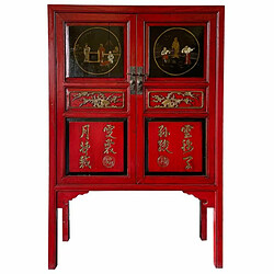 Armoire Alexandra House Living Rouge Bois 40 x 150 x 100 cm