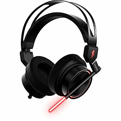 Avis 1MORE Spearhead VR H1005 - Casque-micro circumaural pour gamer - Son surround 7.1 - Microphone rétractable - Rétro-éclairage RGB