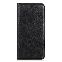 Wewoo Housse Coque Pour OPPO A9 2020 Étui en cuir magnétique avec texture rétro magnifique et Crazy Horse support et fentes cartes Noir