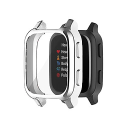 Coque de protection tout compris en TPU pour montre Garmin venu SQ2 (Argent par galvanoplastie)